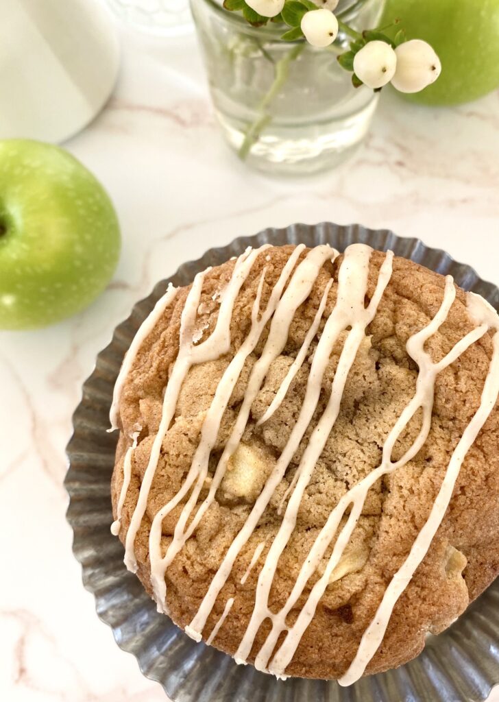 apple spice cookies with brown butter icing