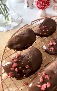 Chocolate Raspberry Cookie Tartlets
