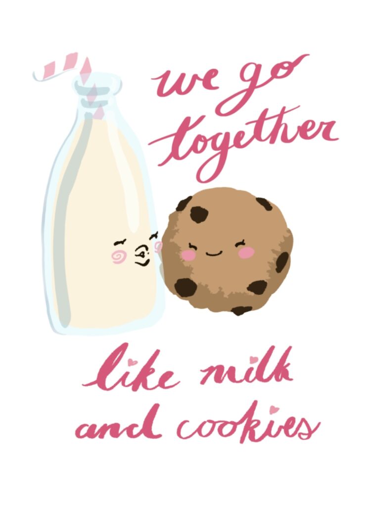 Cookies & Milk Valentines