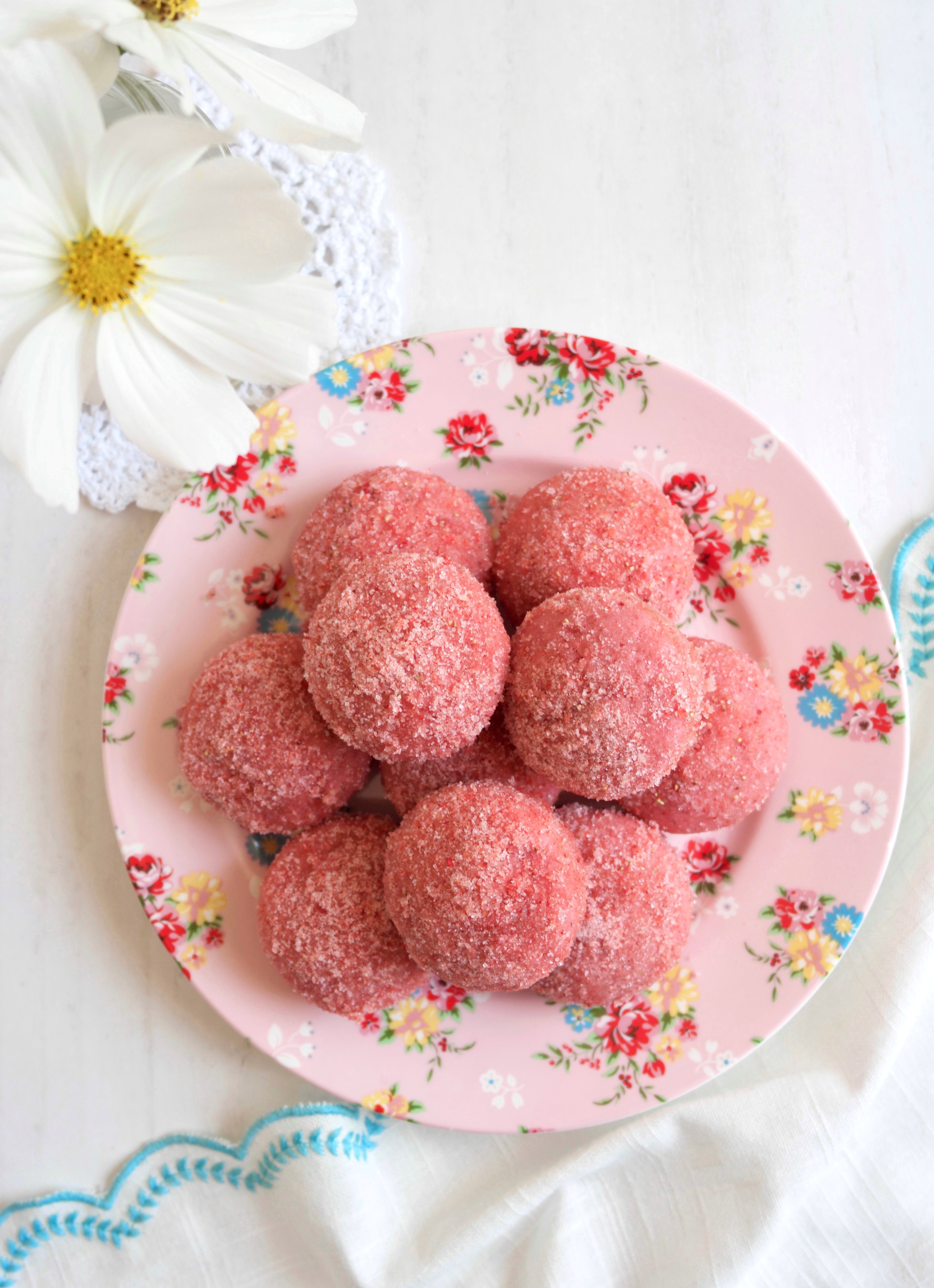 Double Strawberry Mini Muffins