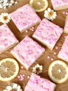 Pink Lemonade Cookie Bars