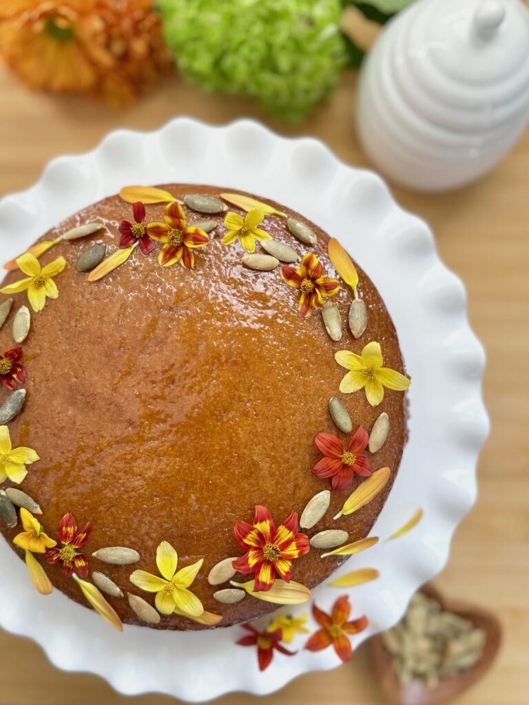 Honey Butter Pumpkin Cake