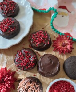 Chocolate Cake Cookies by Brownie Mischief