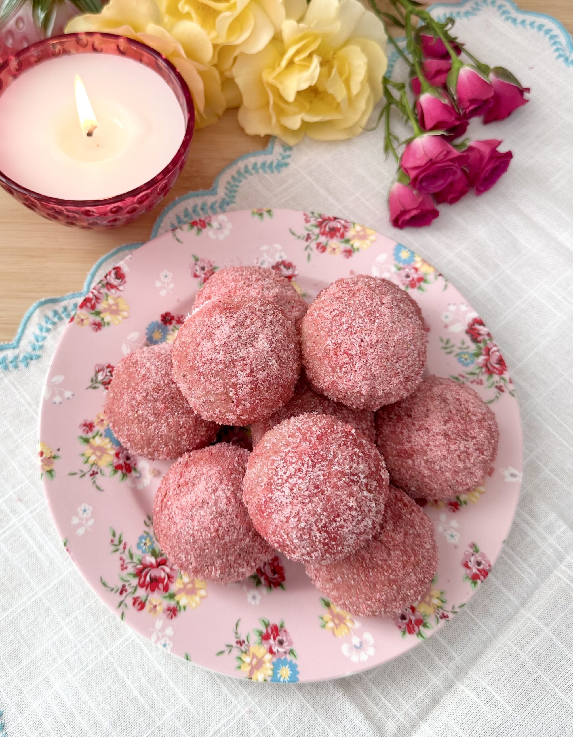 Double Strawberry Mini Muffins by Brownie Mischief