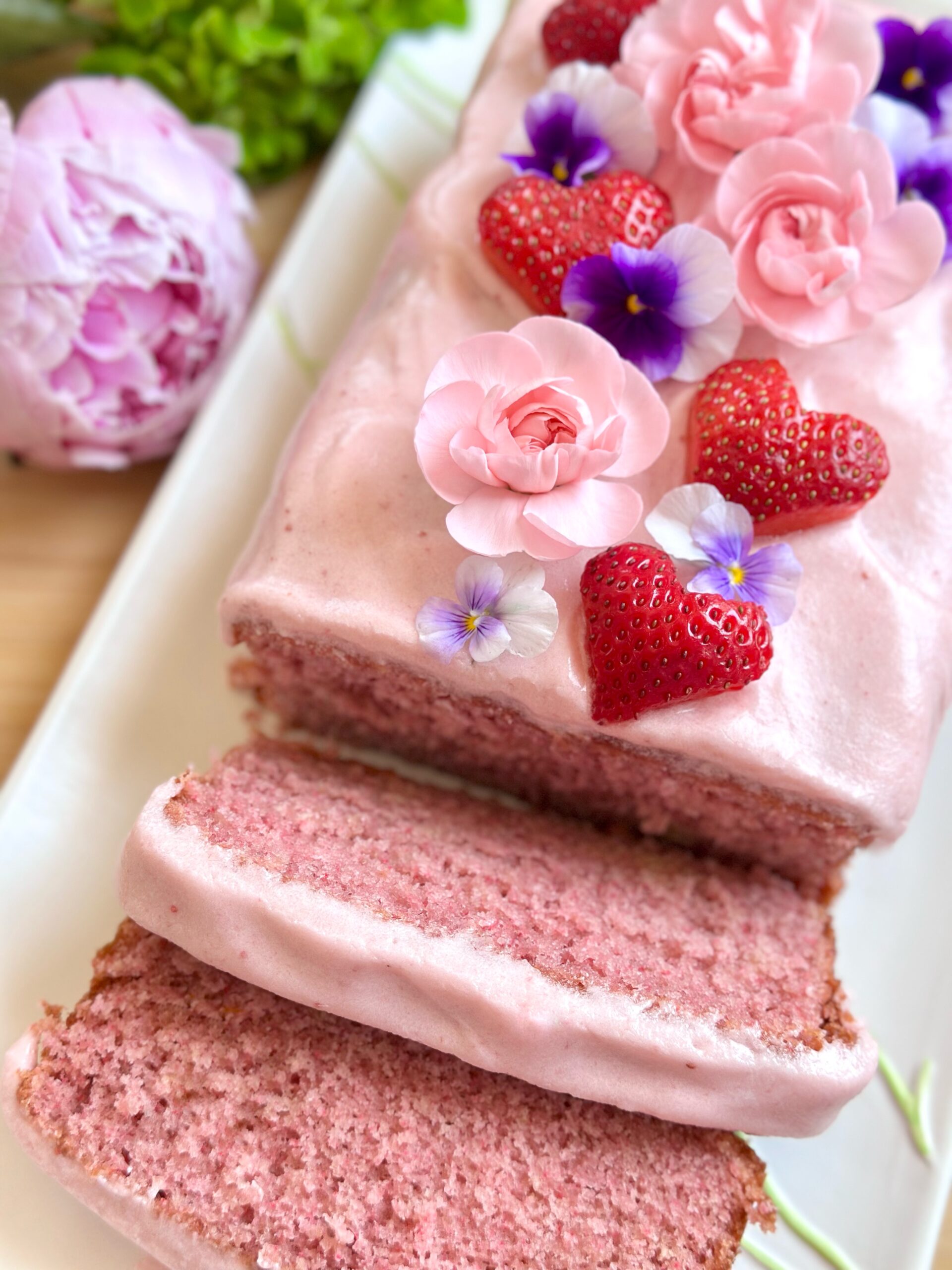 Strawberry Buttermilk Cake