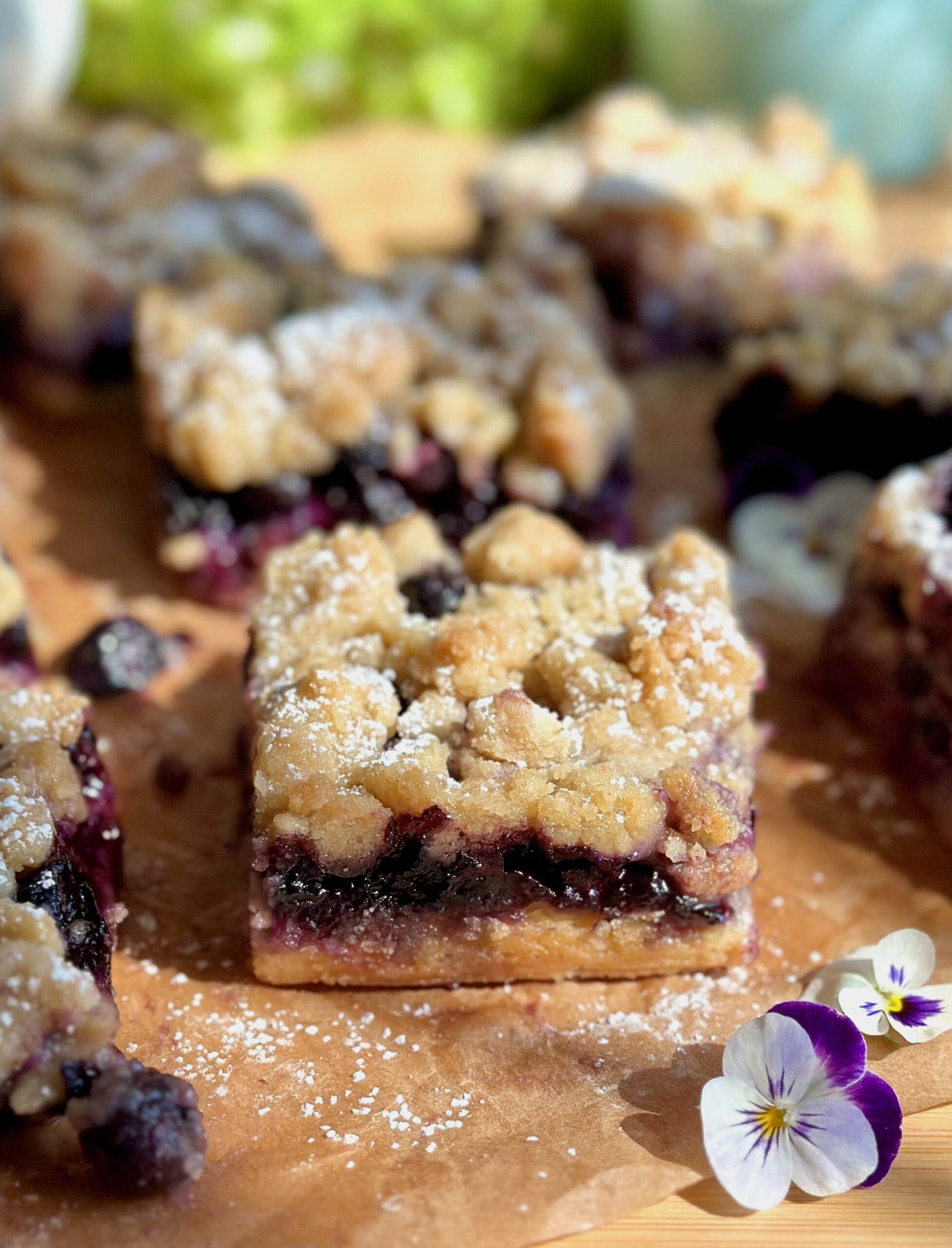 Blueberry Crumble Bars