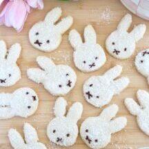 Miffy Inspired Coconut Cookies