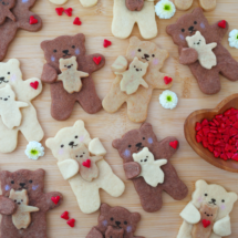 Teddy Bear sugar cookies with bear cubs