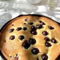 Blueberry Skillet Cornbread by Brownie Mischief