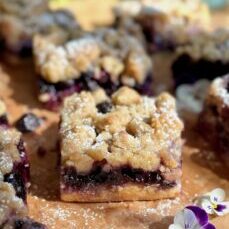 Blueberry Crumble Bars