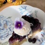 Blueberry Muffin Upside Down Cake by Brownie Mischief