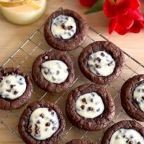 Brownie Cheesecake Cookies