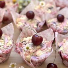Cherry Lemon Muffins by Brownie Mischief