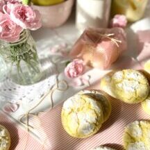 Lemon Crinkle Cookies by Brownie Mischief