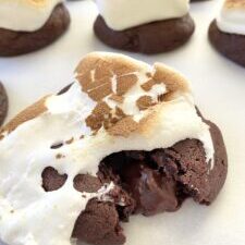 marshmallow mudslide cookies