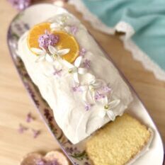 Orange Vanilla Bean Loaf Cake