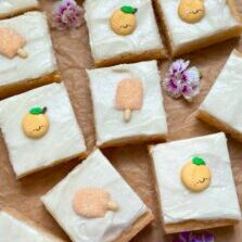 Orange Vanilla Cookie Bars