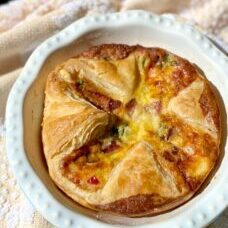 Spinach Bacon Soufflés