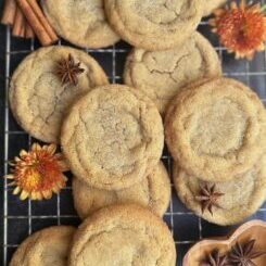 Brown Butter Ginger Spice Cookies