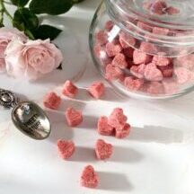 strawberry sugar hearts